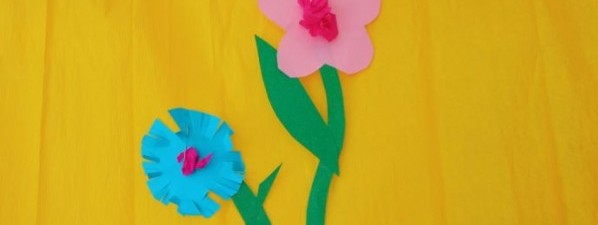 Obrázky namalovaly děti z oddělení Sluníček a Květinek